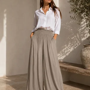 Flowing Palazzo Trousers