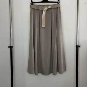 Elegance Midi Skirt with Belt