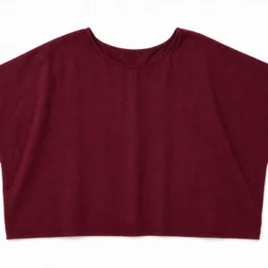 Flowy Blouse with Back V-Neck and Bow Detail