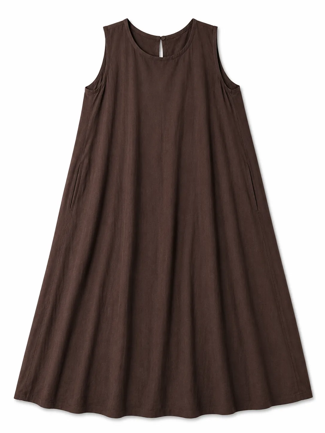 Linen Touch Pocket Dress
