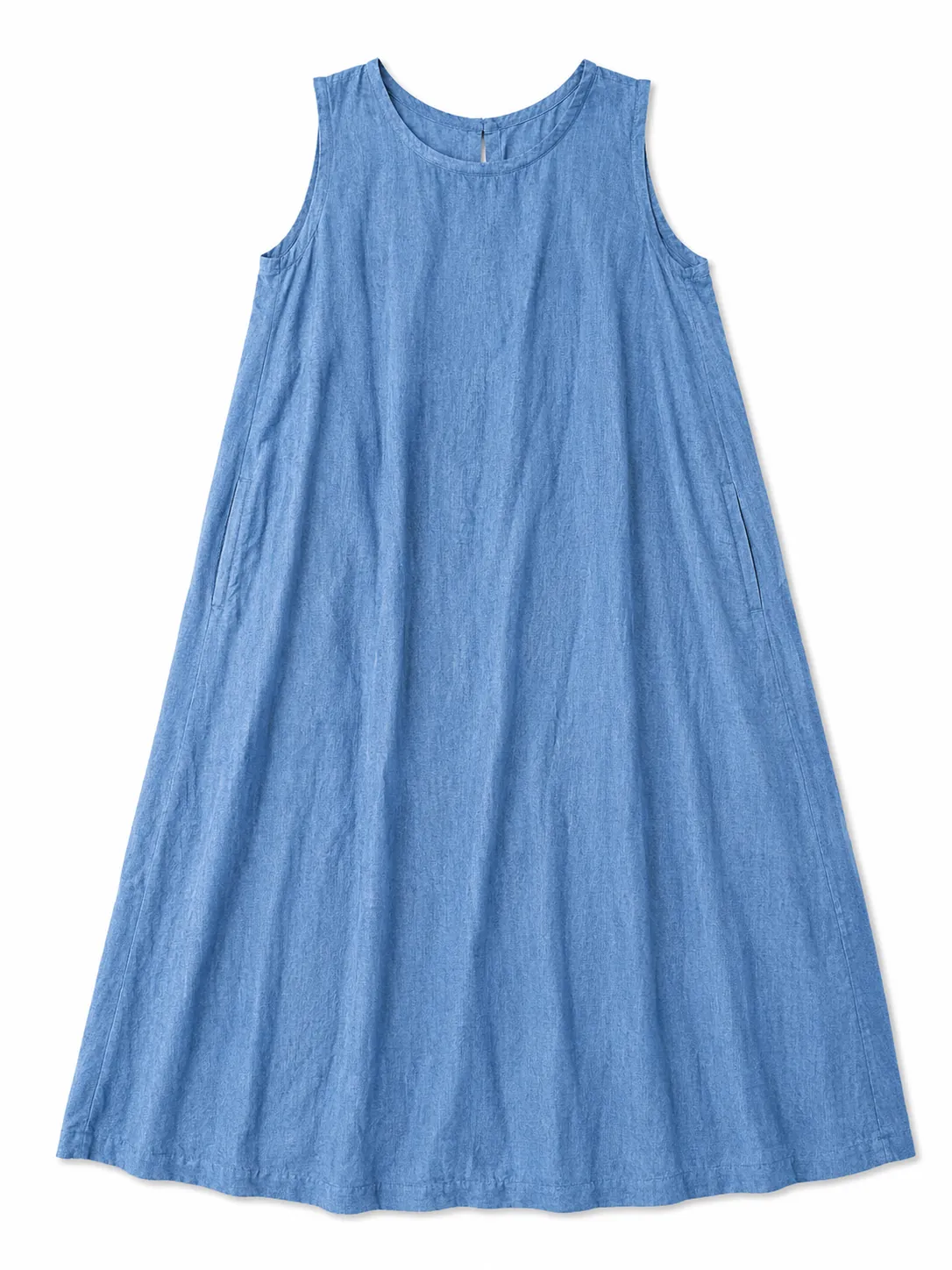 Linen Touch Pocket Dress - Image 7