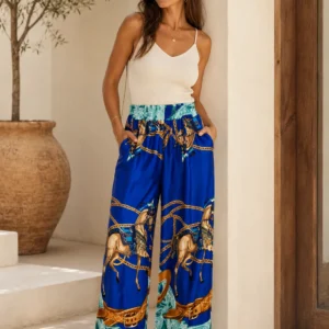 Luxury Print Palazzo Pants