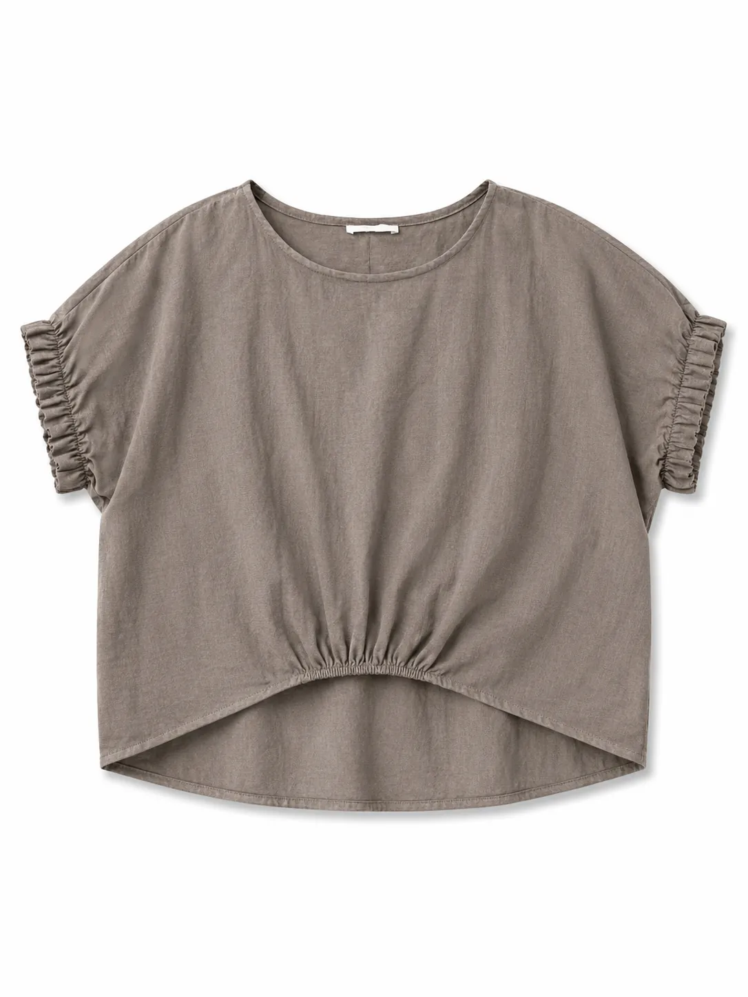 Oversized Front Gathered Blouse