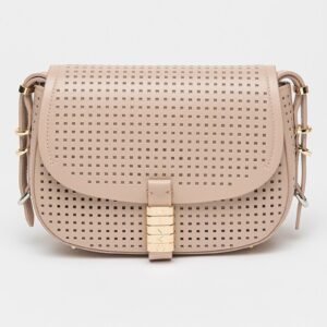 PINKO Saddle Mini Perforated Leather Bag