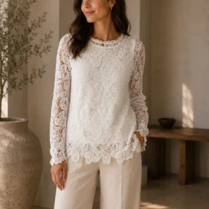 Krajkový Paisley Top