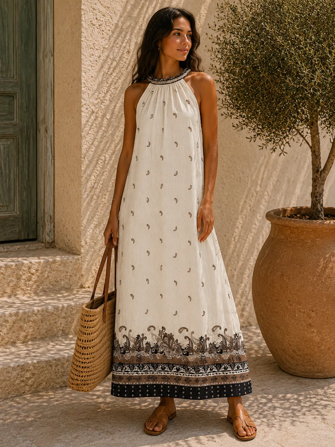Paisley Resort Dress - Image 2