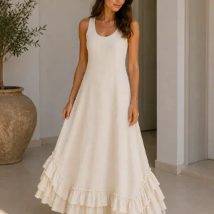 Romantic Ruffle Maxi Dress