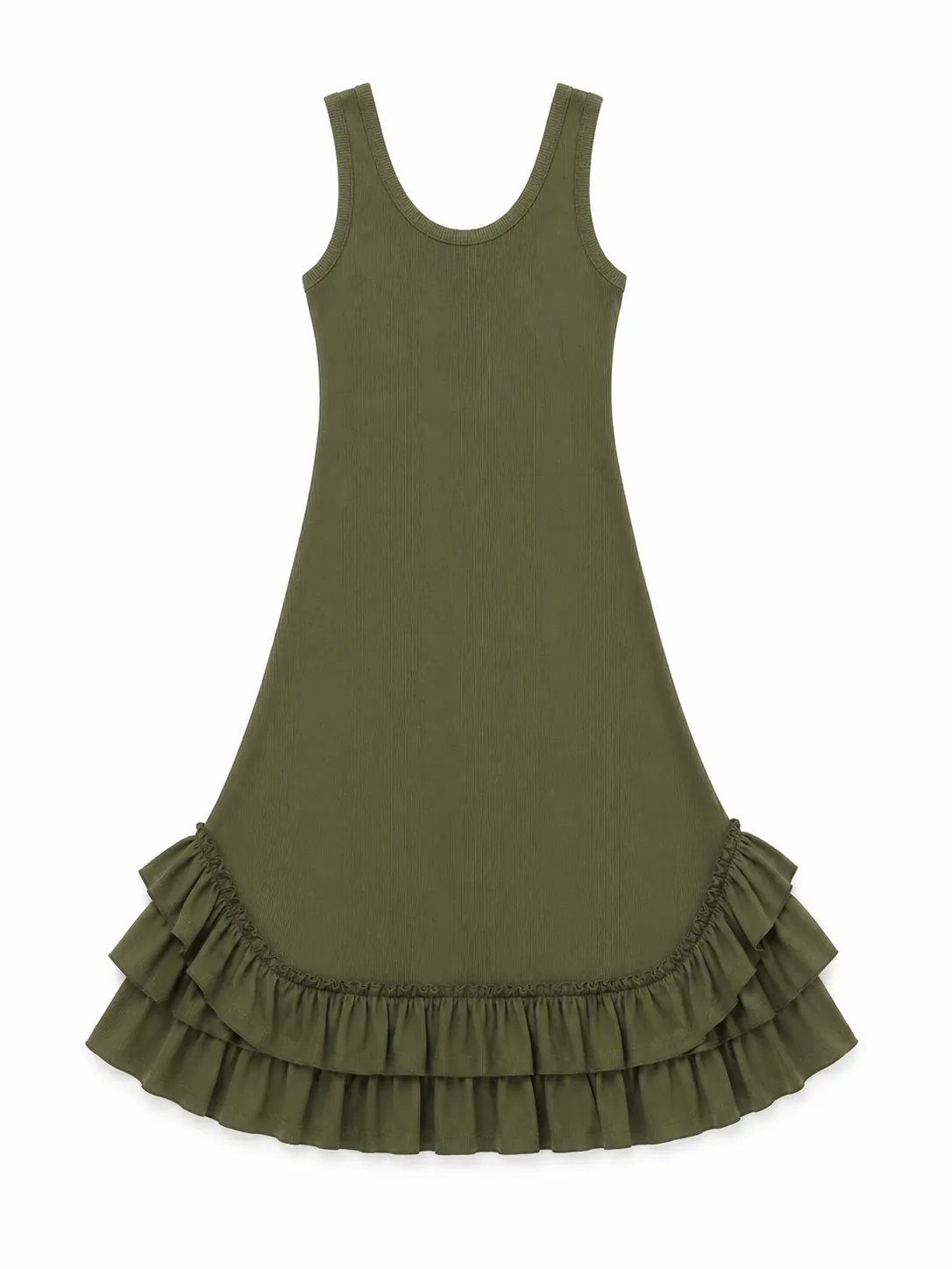 Romantic Ruffle Maxi Dress - Image 4