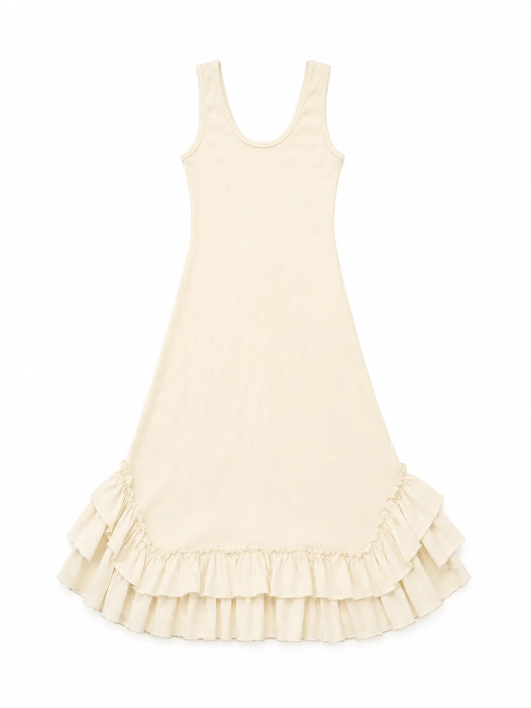 Romantic Ruffle Maxi Dress - Image 3