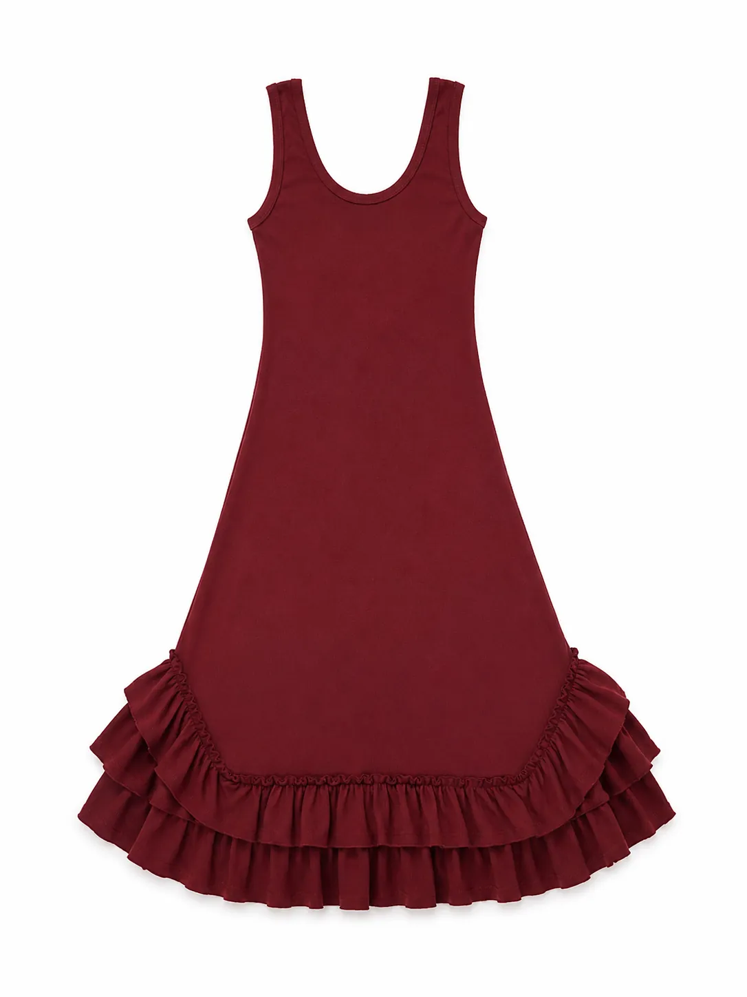 Romantic Ruffle Maxi Dress - Image 2