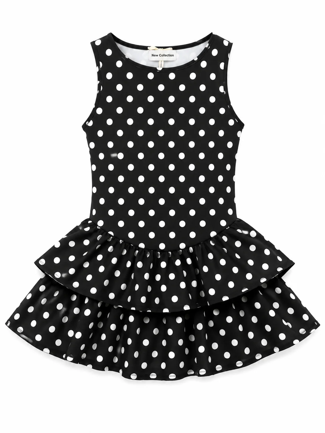 Frill Dot Dress - Image 2