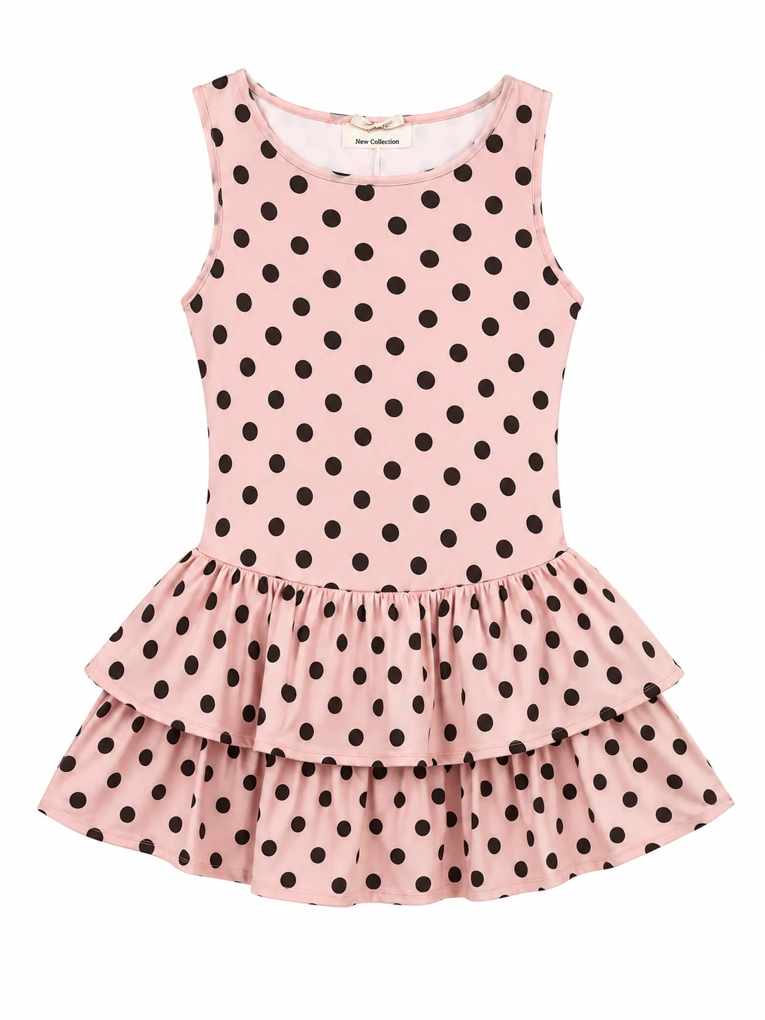 Frill Dot Dress - Image 3