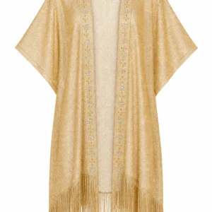 Lurex Fringe Cover-up