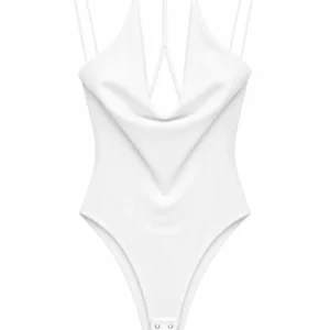 Draped Cowl Bodysuit