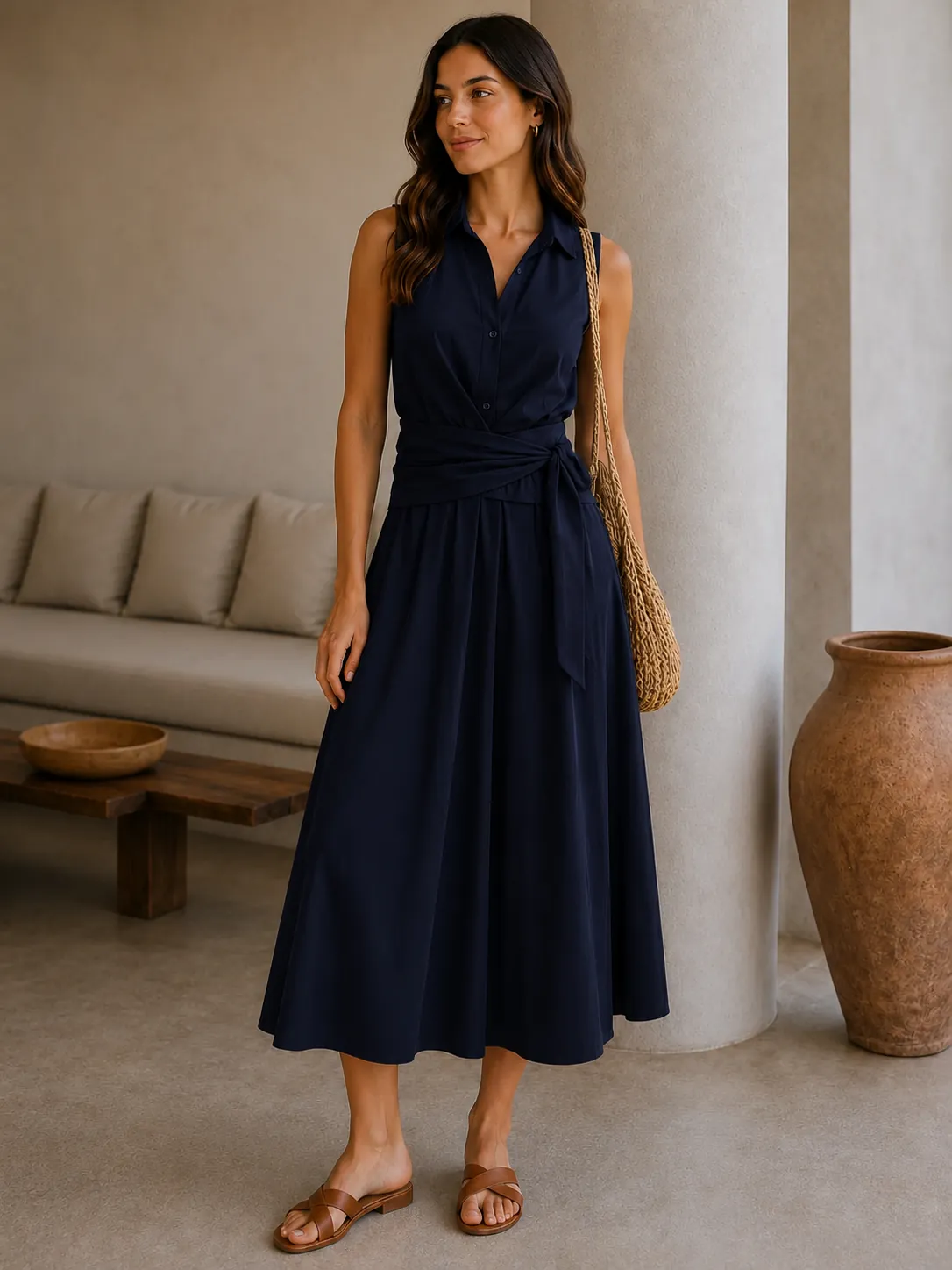 Elegance Shirt Dress - Image 3