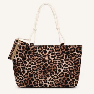 Leopard Shopper Tote Bag