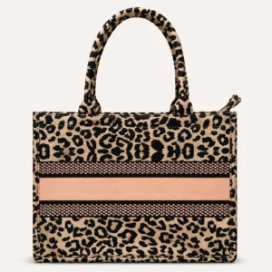 Leopard Stripe Tote Bag