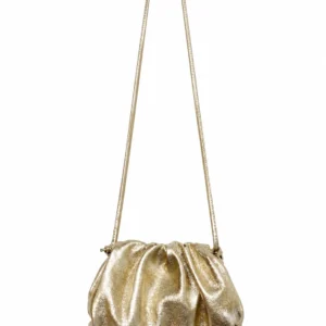 Metallic Pouch Shoulder Bag