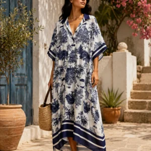 Scenic Kaftan Maxi Dress