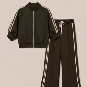 Contrast Stripe Track Set
