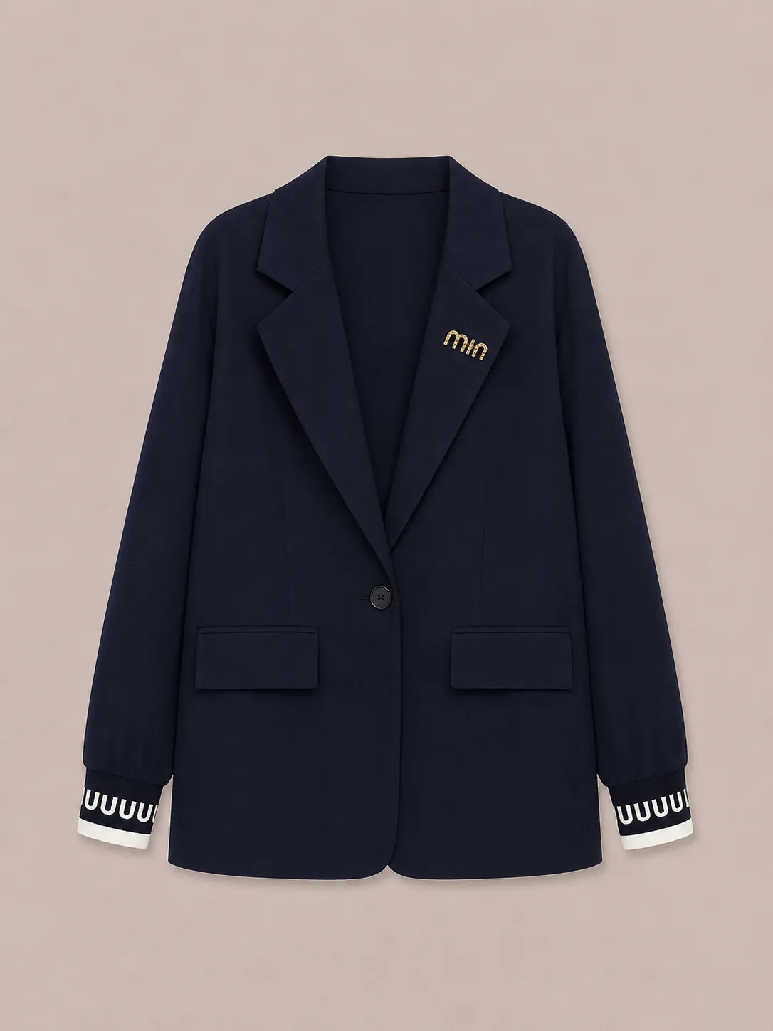 Cuffed Blazer Trousers Set - Image 4