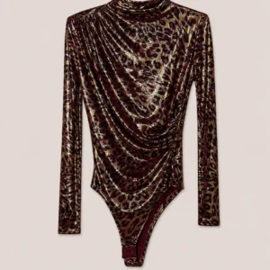 Wine-Gold Bodysuit