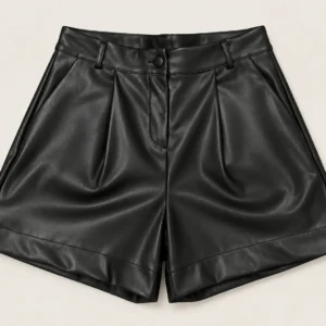 Faux Leather Shorts