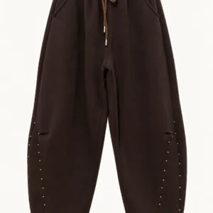 Studded Fleece Trousers