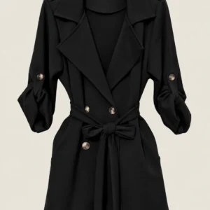 Belted Longline Blazer