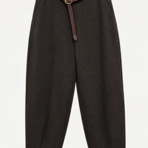 Braided Belt Trousers
