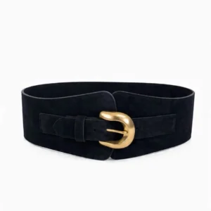 Oval Buckle Stretch Belt