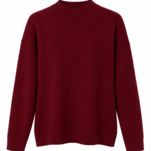 Raised Neck Knit Sweater