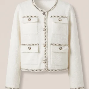 Shimmer Trim Cardigan
