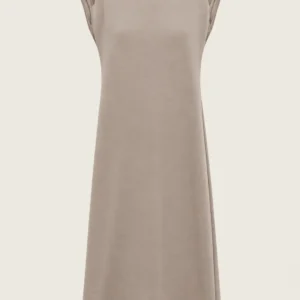 Structured Shoulder Midi Dress