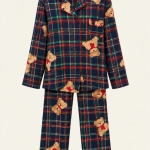 Tartan Teddy Pyjamas